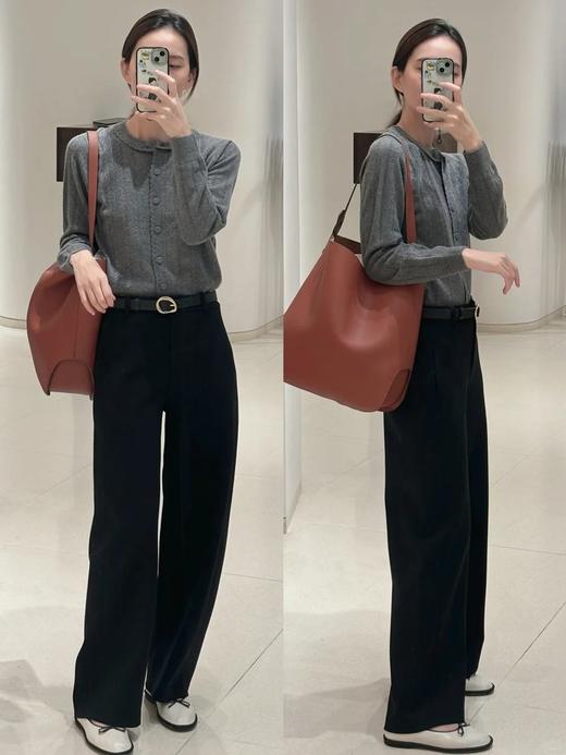 【高品质私服】【IC棉斜纹针织裤子】面料厚实立体，富有肌理感，松弛有度，率性利落 G1226-CC【无标出货 介意慎拍】 商品图3