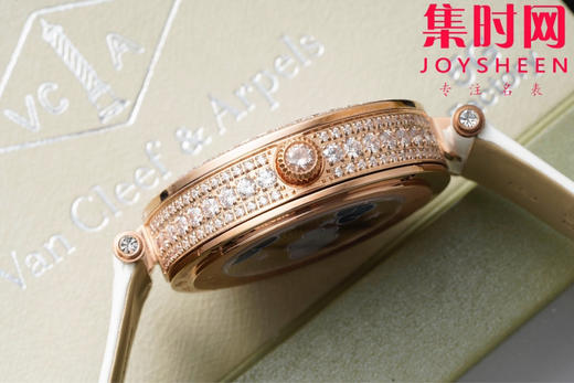 【侧面满钻】梵克雅宝新款诗意复杂功能系列 Lady Féerie女士石英腕表 象征喜悦与希望的仙子和芭蕾舞者 商品图5