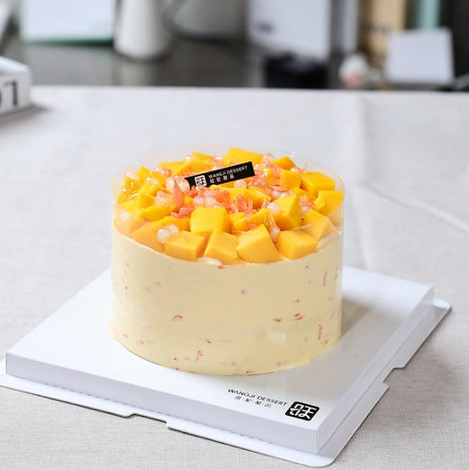 6寸杨枝甘露水果动物奶油蛋糕· 商品图1