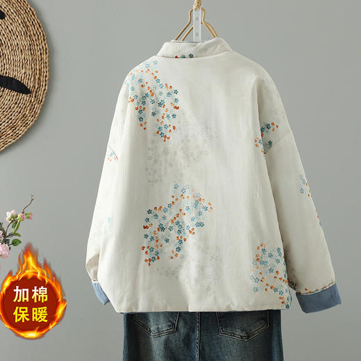 GYH 3706新中式复古双面穿棉衣改良唐装棉服外套夹棉 商品图2