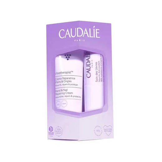 Caudalie欧缇丽葡萄籽唇膏4.5g+护手霜30ml滋润保湿 商品图0