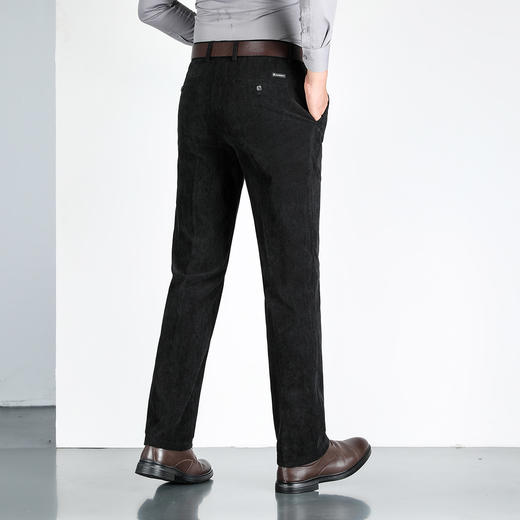 罗蒙秋冬款休闲裤男士复古灯芯绒舒适商务风上班通勤休闲长裤子男 商品图6