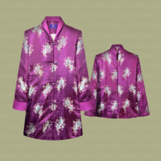 【群興】寿服女士B版真丝棉寿衣群兴公益惠民款寿衣 商品图0