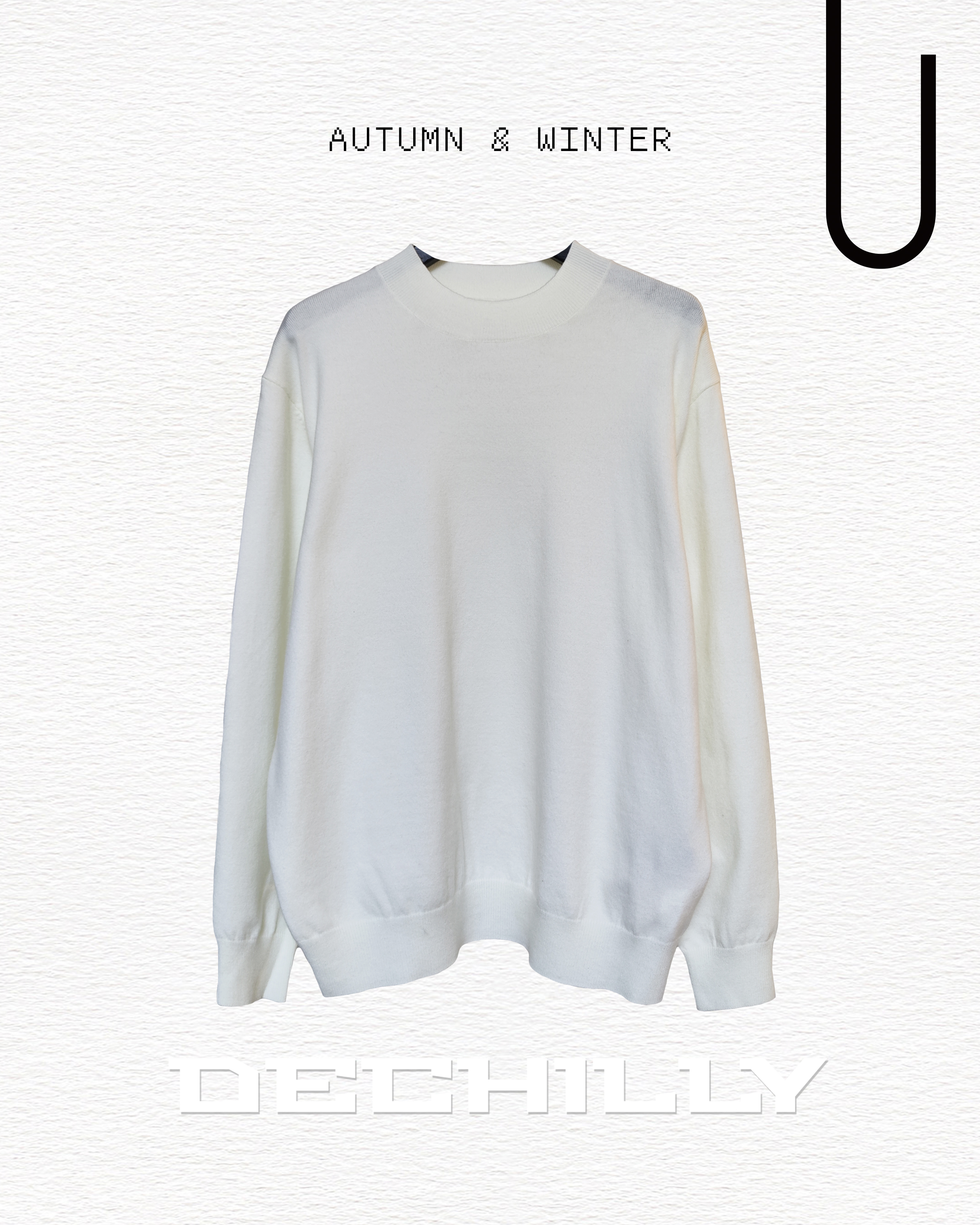 E533943223A纯色针织衫