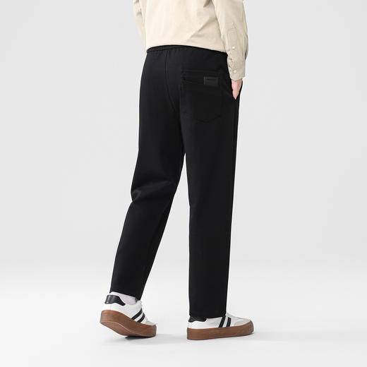 【莱赛尔棉】罗蒙秋冬休闲裤弹力针织抗皱亲肤舒适松紧腰设计时尚百搭休闲长裤 商品图5