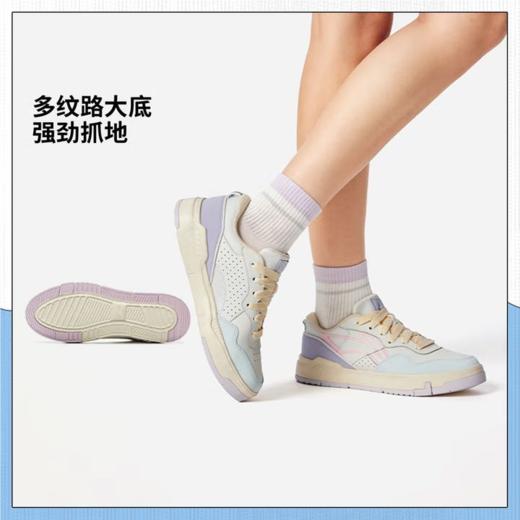 李宁女子2025秋季透气柔软防滑板鞋休闲鞋AGCV208-1 商品图1