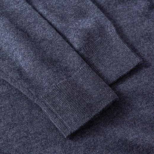 【100%绵羊毛 温暖加倍 柔滑不扎皮肤】耐尔男款万金油打底羊毛衫（W3066） 商品图3