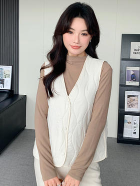 【轻奢时尚又轻薄❗️亲肤持久锁温】超轻薄马甲内外穿2025新款春秋冬季坎肩打底羊毛保暖宽松外套女装。hb