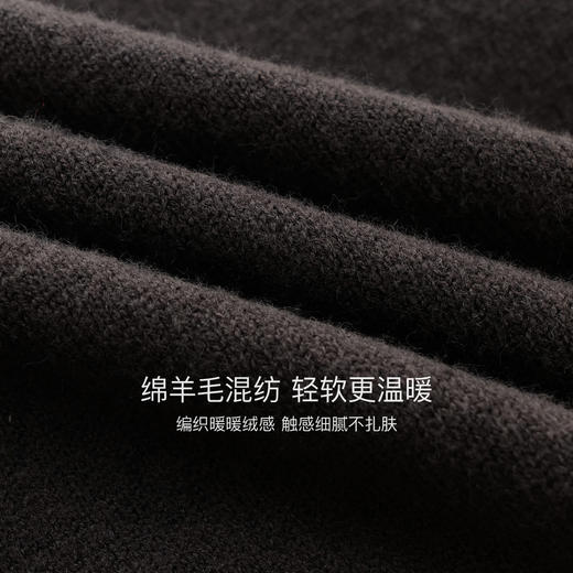 马克珍妮男童趣味动物园绵羊毛针织毛衣2025年秋冬新款551917 商品图3