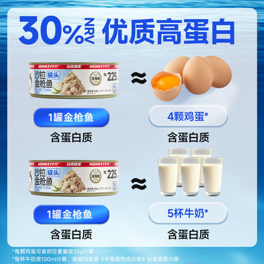 金枪鱼沙拉罐头 | 深海捕捞 海味珍品 即食吞拿鱼 健身代餐 清爽黄瓜味 无需另备果蔬 商品图3