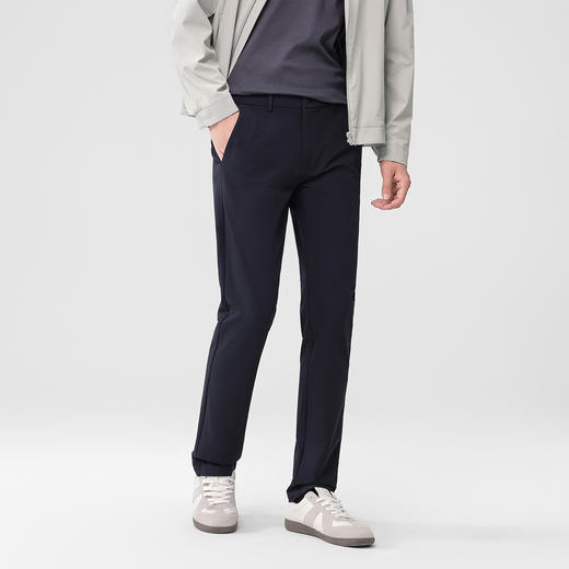 罗蒙秋冬休闲裤户外暗纹肌理创新如意腰头设计百搭日常显腿长长裤子男 商品图2