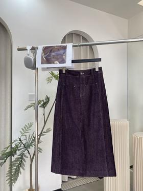 【复古A字中长裙百搭选手、带优雅复古气质ME4166】