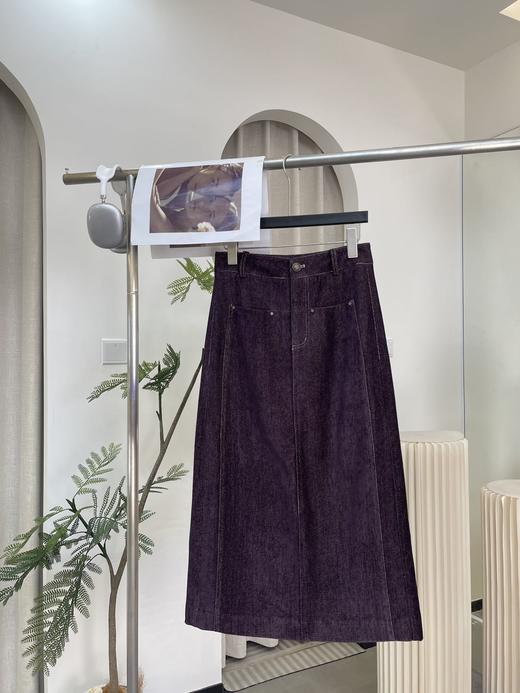 【复古A字中长裙百搭选手、带优雅复古气质ME4166】 商品图0