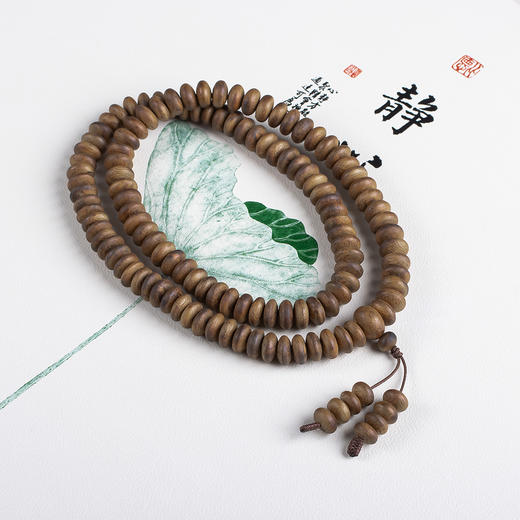 xy0650，沉香算盘珠项链手链 商品图3