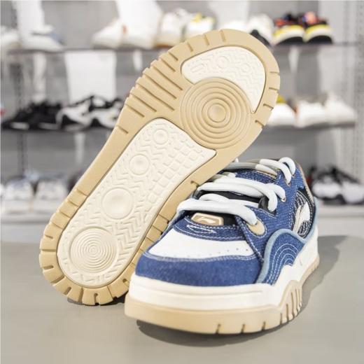 李宁男子2025春秋发财滑板鞋运动鞋休闲鞋板鞋AGCV059-3 商品图3