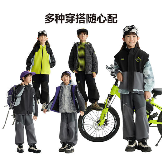 漫画家【耐磨疯玩裤】儿童长裤25秋冬男大童耐磨抗造保暖运动长裤 商品图3