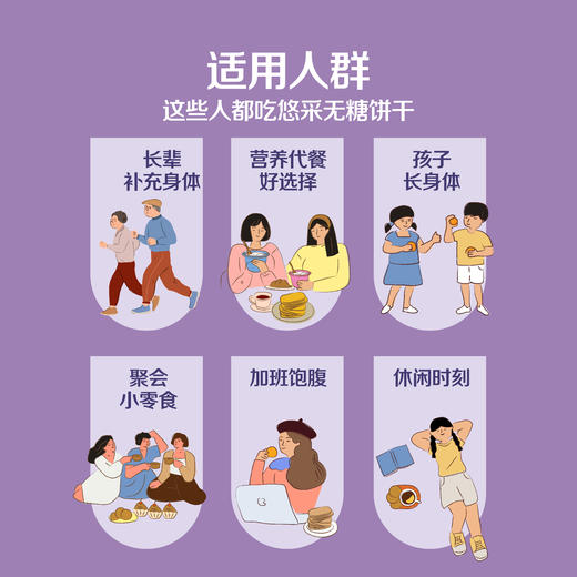 中粮悠采无糖谷物饼干礼盒900g 商品图7