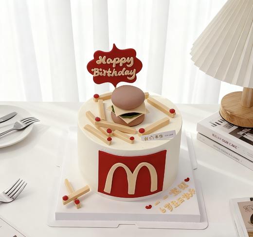 金拱门麦当劳卡通蛋糕-低糖处理无添加 商品图1