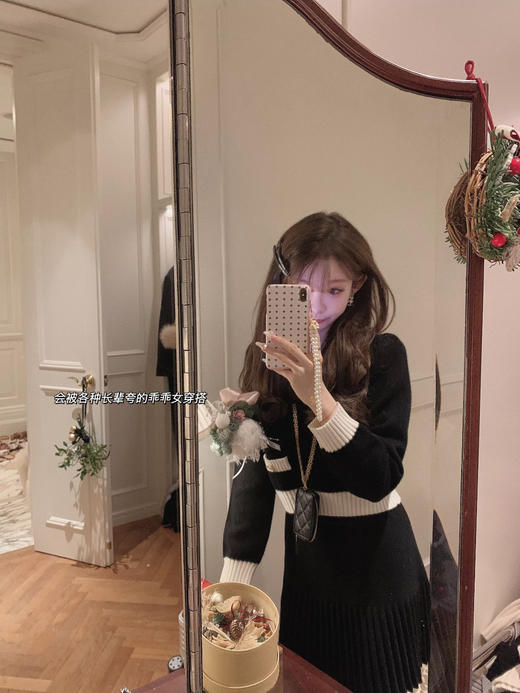 XS特价  新季嘉伯丽尔 中古香香上衣 / 优雅少女 显瘦设计感毛衣 商品图8