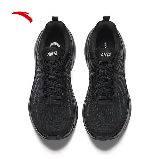 安踏（ANTA）叶子丨跑步鞋女子缓震回弹运动鞋厚底增高轻便跳绳鞋女122535515 基础黑-6 商品图4