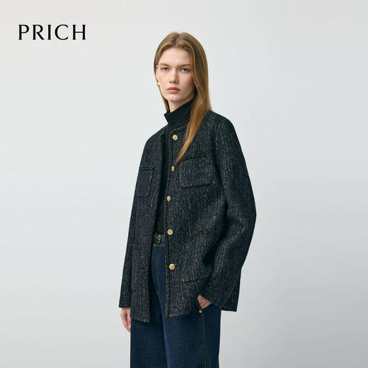 PRICH女装羊毛小香风西装外套PRJWF4T03M 商品图2