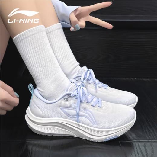 李宁女子2025春秋跑步鞋回弹减震运动鞋ARPV004-1 商品图0