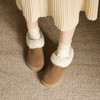 阿么手工女鞋厚底毛毛拖鞋女款秋冬防滑不累脚保暖雪地靴子4.5CM 商品缩略图4