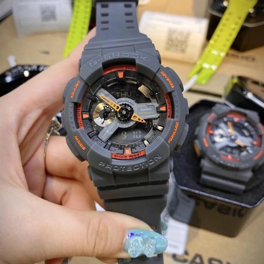 卡西欧GA-110TS 灰橙配色  情侣款手表 采用原单日本机芯 商品图3