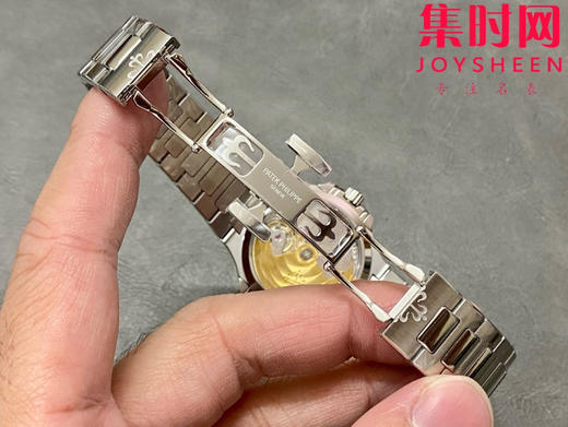 3K百达翡丽运动优雅系列 鹦鹉螺7118 蓝色盘 女士腕表 324一体机 商品图8