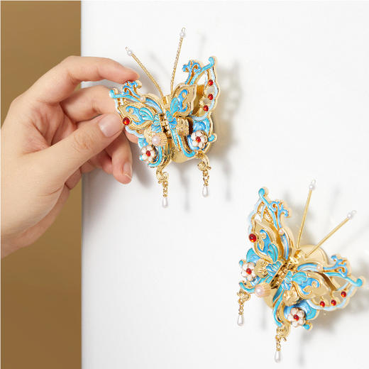 【故宫冰箱贴】珍宝蝴蝶冰箱贴博物馆文创可动北京纪念品礼物伴手礼 商品图4