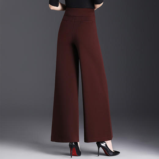 高腰阔腿裤春秋款宽松垂感直筒裤休闲西装裤长裤QYM9970 商品图2