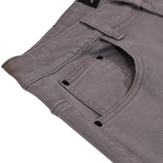 半身缘男裤 秋季后袋双走线舒适宽松直筒牛仔裤253101U10130060 商品图2