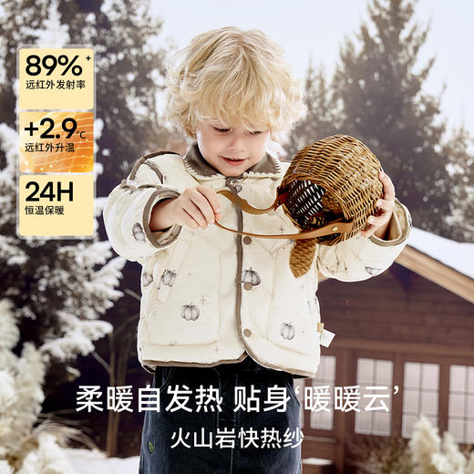 【宝宝服饰】嫚熙童装儿童轻薄羽绒服宝宝95鹅绒保暖男女童外出防风蓄热外套冬 商品图3