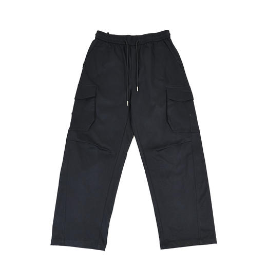 半身缘男裤 秋季直筒宽松多袋立挺有型工装裤253101P17830076 商品图0