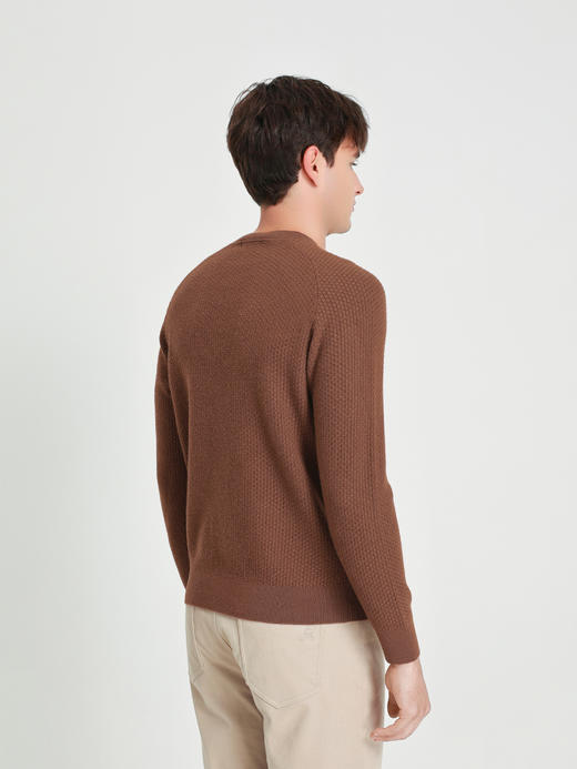 callisto璀璨黑织艺系列绵羊毛毛衣 商品图9