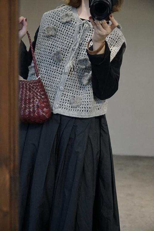 Tumugu 羊毛针织背心(2色可选) 商品图3