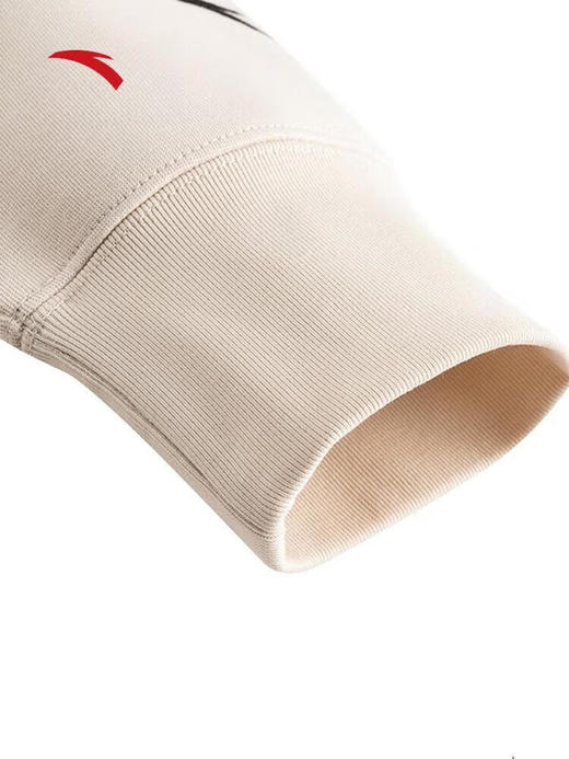 安踏（ANTA）凯里·欧文系列丨卫衣男女圆领背面字母印花落肩套头衫172531712 泥沙灰-1 商品图7