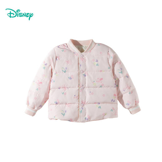 迪士尼2025秋冬新款满印米妮羽绒服防风轻暖羽绒外套女童校服神器羽绒ZD4ES055 商品图4