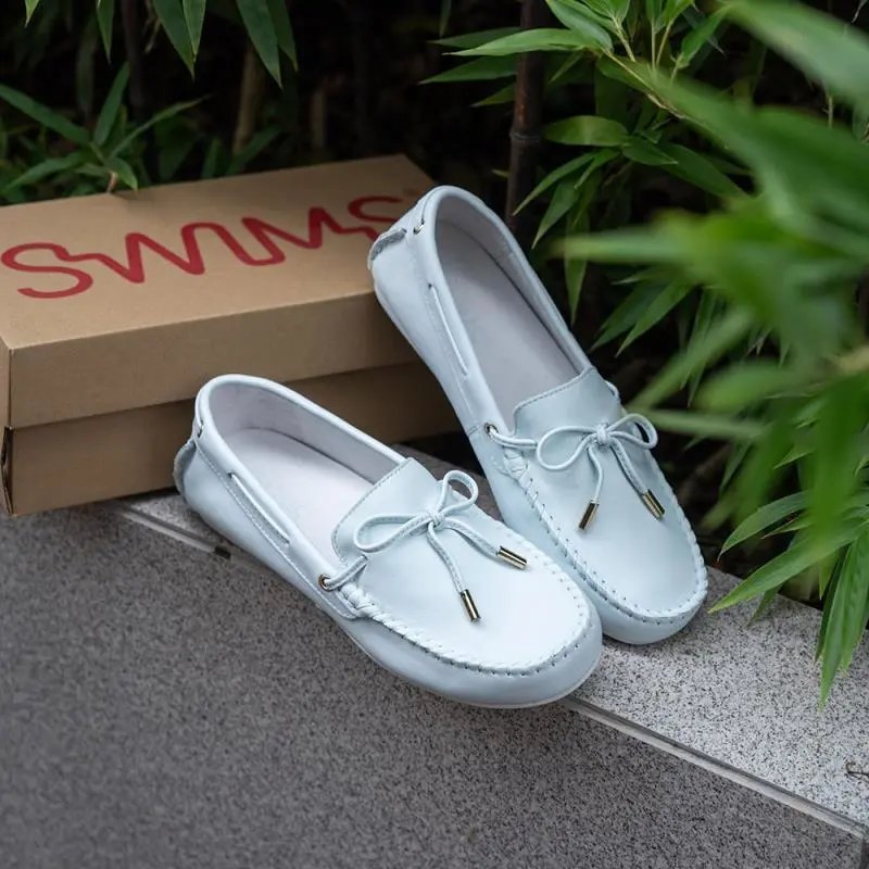 软头层牛皮休闲乐福鞋  A-5900