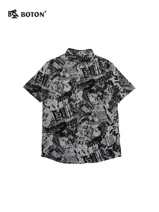 【第2件半价！尾货清仓不退换】波顿男士短袖T恤衬衫MT556 商品图5