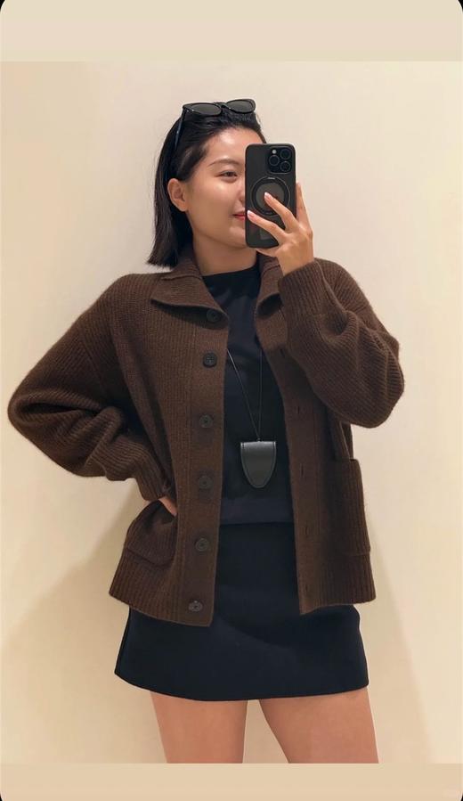 【高品质私服】【IC牦牛绒针织开衫】天然色泽、柔软蓬松、保暖舒适、色彩独特且光泽柔和G1579-CC【无标出货 介意慎拍】 商品图6