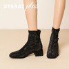 星期六优雅满钻粗跟时装靴SSD4116154 商品缩略图5