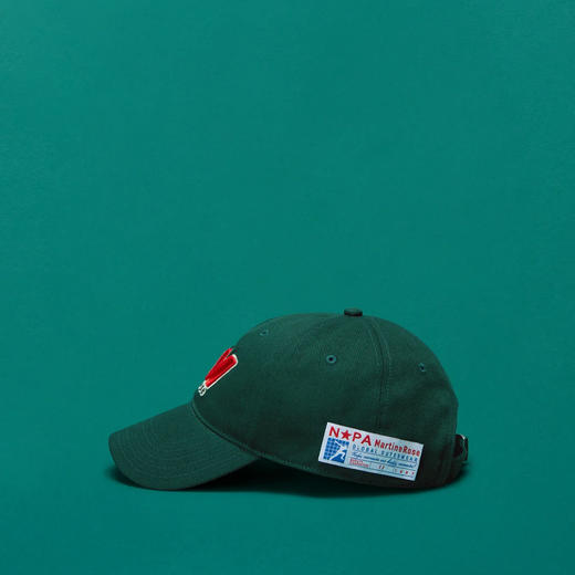 Napapijri 中性字母刺绣徽标贴片棒球帽 绿色 NP0A4HEYG2A 商品图2