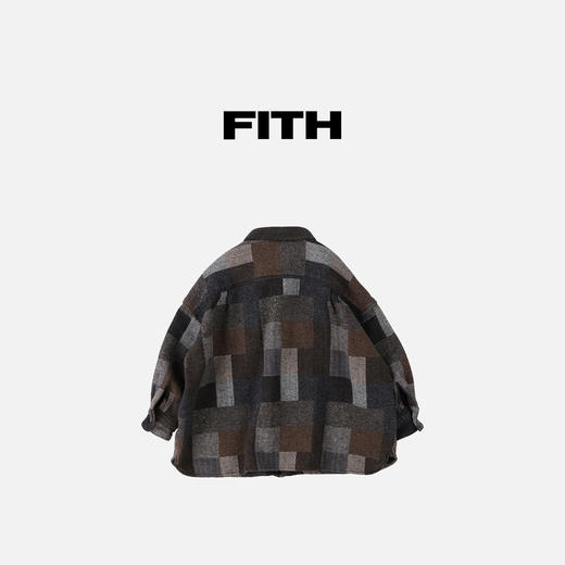 日本FITH童装 棉纺花呢 PLAID 格纹衬衫 商品图2