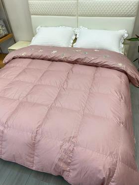 松植屋2025冬季新款鸿运羽绒被臻选95大朵白鹅绒被轻盈保暖-被头可拆洗