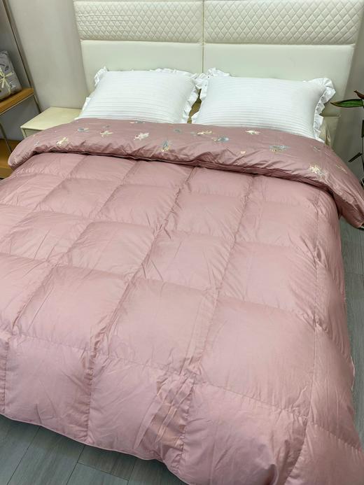 松植屋2025冬季新款鸿运羽绒被臻选95大朵白鹅绒被轻盈保暖-被头可拆洗 商品图0