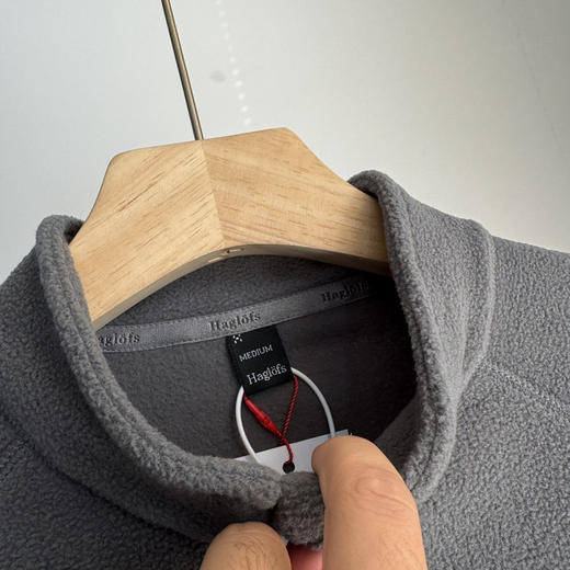 原单Haglöfs火柴棍zip户外男款保暖抓绒衣上衣1023 商品图10