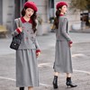 新款秋冬季刺绣针织马甲连衣裙两件套HR-YIDM3905 商品缩略图2