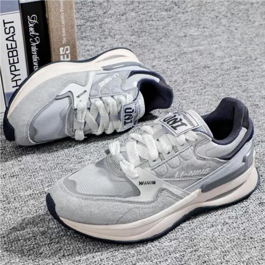 李宁女子2025春秋透气老爹鞋休闲鞋AGCV010-2 商品图2