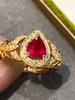 0.68ct刻面红宝石戒指 商品缩略图4